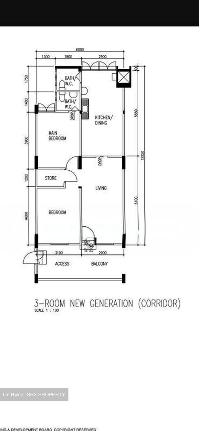 Blk 64 BLANGAH VIEW (Bukit Merah), HDB 3 Rooms #566073991